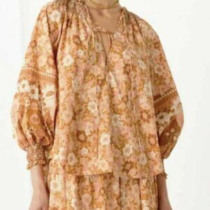 SPELL & THE GYPSY Anne Blouse - Peach